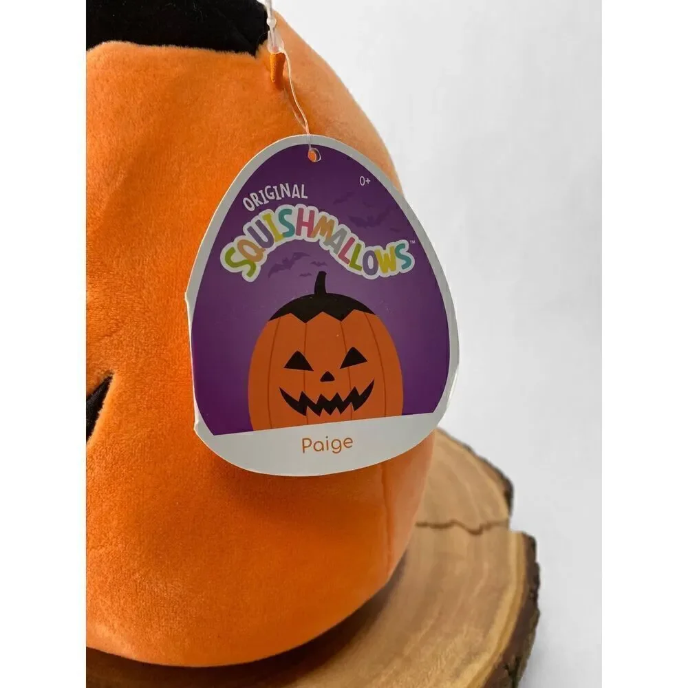 Original Squishmallow Paige The Pumpkin Halloween Plush 8